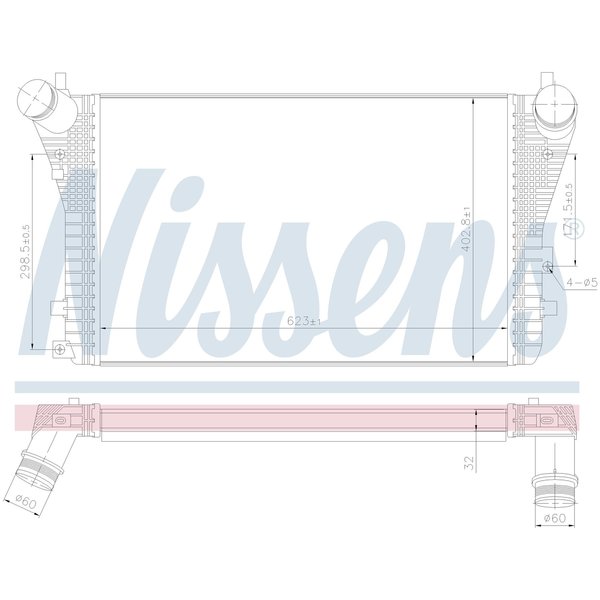 Nissen Intercooler, 96568 96568